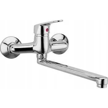 Vodovodní baterie Kuchyňská nástěnná baterie Ferro Smile stříbrná