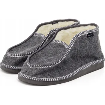 Dámská obuv Teplé Pánské Bačkory z Plsti Papuče Vlněné Horalské 40-46 PanSzew