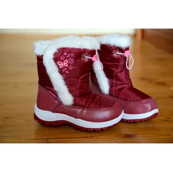 Dívčí sněhule MAKOIA dětské sněhule červené, velikost 29