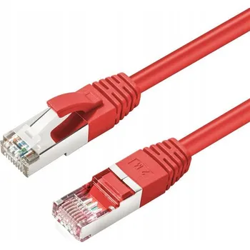 Síťový kabel Síťový kabel Microconnect CAT6A S/FTP červený 7,5 m