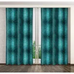 Dekorativní vzorovaný závěs tyrkysový…