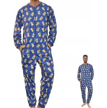 Pánské pyžamo Pánský overal Cornette 196/319 Kapybara 2 vel. XL (50) kapybary kapsy