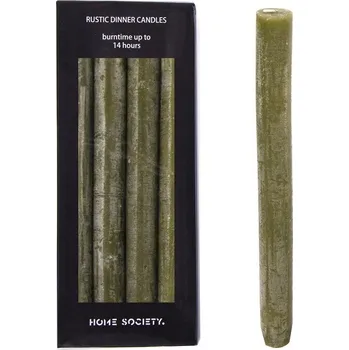 Svíčka Stolní svíčky zelené zelená