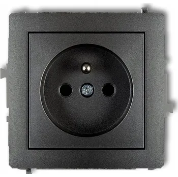 Elektrická zásuvka Šedá nástěnná Elektrická Zásuvka Karlik