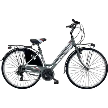 CANELLINI Dámské městské kolo Canellini DEA 21 rychlostí M ŠEDÁ 2025