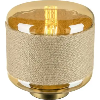 Lampička BIG WHITE (SLV) PANTILO ROPE 19 stolní svítidlo, E27, válcové, 1 x max. 15 W, zlatá 1010208