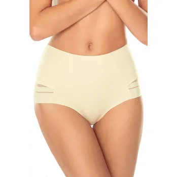 Kalhotky Bavlněné kalhotky Kalhotky Aya 5037 béžové, zvýšený pas, velikost S