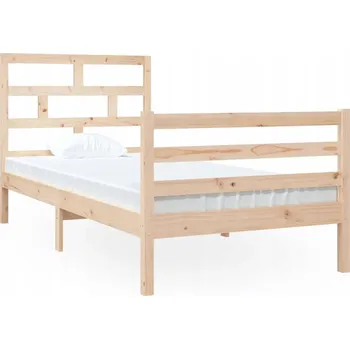 Postel Rám postele z masivního borovicového dřeva 195,5 x 96 x 100 cm