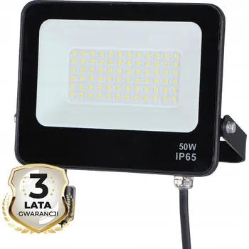 Eko-Light LED reflektor 50W 4800lm s pohybovým senzorem PIR IP65 černý