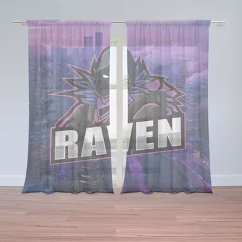 Záclona Sablio Záclony FORTNITE RAVEN Steampunk město: 2ks 150x250cm