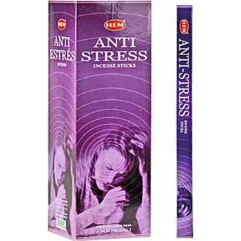 Čajovna INDICKÉ VONNÉ TYČINKY ANTI-STRESS HEM 8 ks VONNÉ TYČINKY