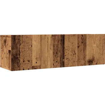 Televizní stolek Nástěnná TV skříňka z dřevěného kompozitu, 100x30x30 cm