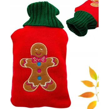 Obraz Termofor v svetru, gumový na vodu, 2L - Vzor sušenky