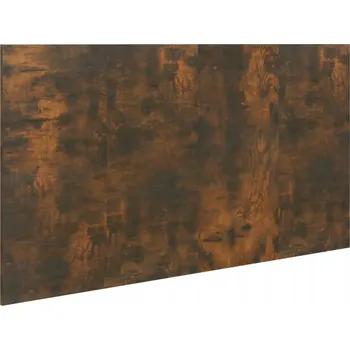 Čelo postele z dřevěného materiálu, kouřový dub, 160x1,5x80 cm