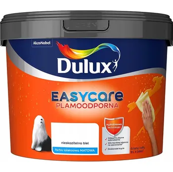 barva na zeď Dulux 9l matná bílá latexová barva Barva