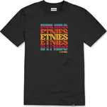 etnies Pánské triko stack retro tee black