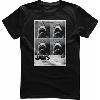 Pánské tričko Čelisti tričko, Don't Go In The Water Black, pánské 4XL