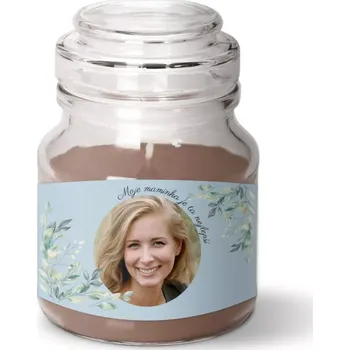 Svíčka Sablio Vonná svíčka s fotkou v dóze s vůní kávy: 120 g