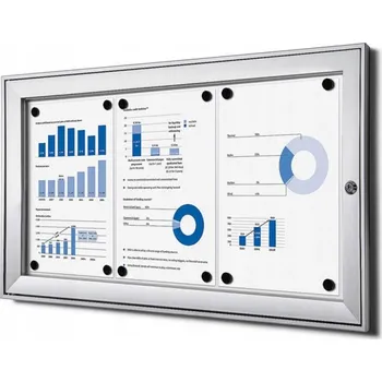 Kancelářský nábytek Magnetická vitrína SCS 3xA4