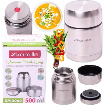 Termoska Termoska na jídlo Kamille 0,5 l šedá