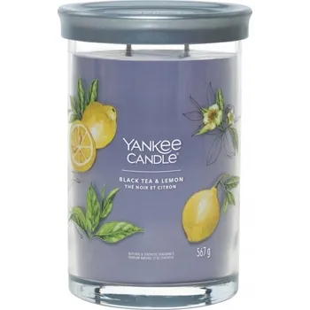 Svíčka Sójová vonná svíčka Černý čaj & Citron Yankee Candle 1 ks