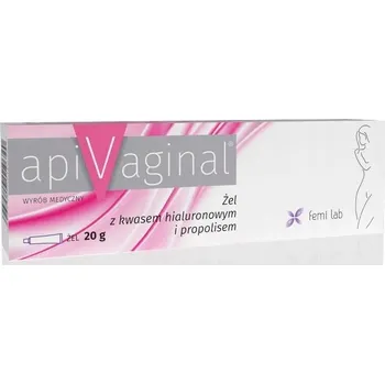 Intimní hygienický prostředek Apivaginal gel s kyselinou hyaluronovou a propolisem, 20 g