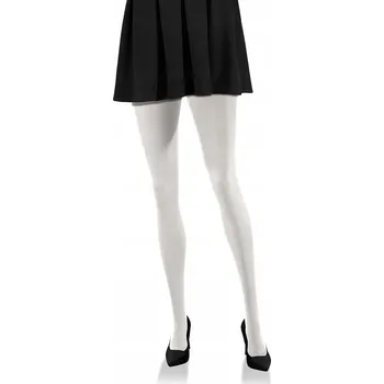 Dámské oblečení Sesto Senso dámské zimní teplé punčocháče 100 DEN krycí 2 bílé