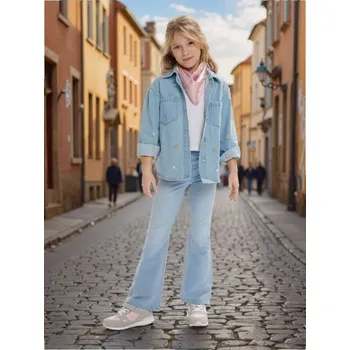 Dívčí džíny Sinsay - Džíny - modrá - 147CF-50J - 147CF-50J-98