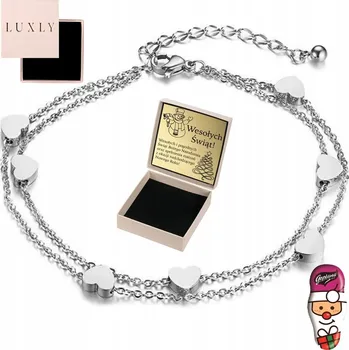 Náramek Dámský náramek se srdíčkem stříbrný 925 celebritka