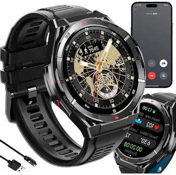 Hodinky CHYTRÉ HODINKY S GPS, 480MAH, MĚŘENÍ PULSU A SATURACE KRVE, 150 SPORTOVNÍCH REŽIMŮ, IP68