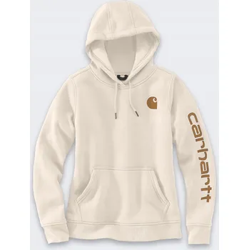 Dámská mikina Carhartt dámská mikina s s kapucí Midweight Logo Sleeve Graphic, velikost XS