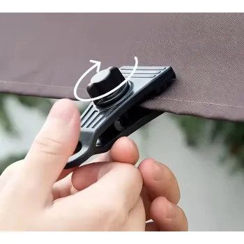 Příslušenství ke stanu Universální držák pro celtu nebo igelitovou plachtu včetně karabinky 10 kusů