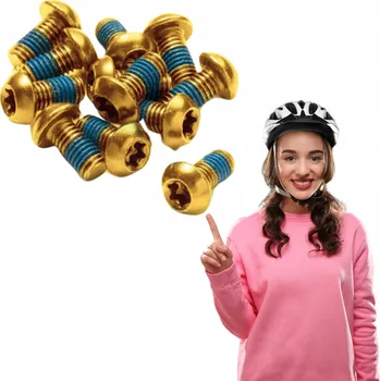 Zabezpečení domácnosti Šrouby pro brzdové kotouče Reverse 01807 zlaté 12 kusů