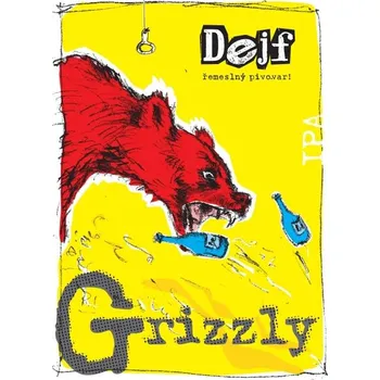 Pivo Pivovar Dejf Pivo Dejf Grizzly IPA 1l
