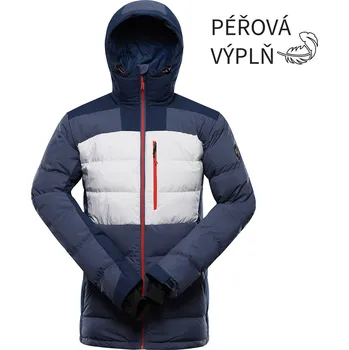 ALPINE PRO - FERER 2 PÁNSKÁ PEŘOVÁ LYŽAŘSKÁ BUNDA S MEMBRÁNOU PTX SNOW