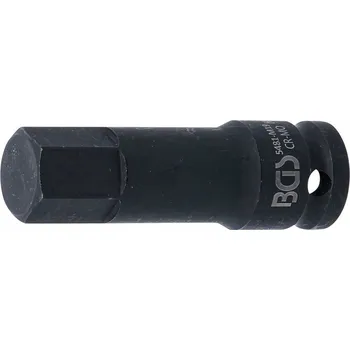 Gola hlavice BGS Gola ořech imbus 1/2" prodloužený H19 kovaný, 75mm, zástrčná hlavice