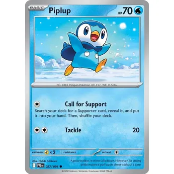 Sběratelská karetní hra Pokémon PFL 027/094 Piplup - Phantasmal Flames Stav: Near Mint, Verze: NORMAL
