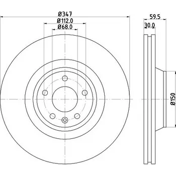 Brzdový kotouč Brzdový kotouč MINTEX MDC1989