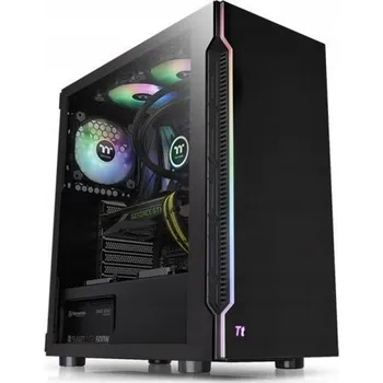 PC skříň Počítačová Skříň Thermaltake H200 TG RGB Midi Tower, černá