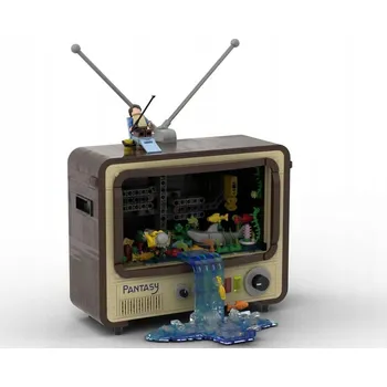 ostatní stavebnice Stavebnice Original-Retro Série: Vintage Televize 19 cm