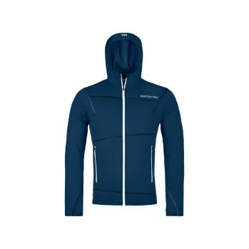 Pánská mikina Ortovox Fleece Light Hoody M deep ocean L; Modrá bunda + DÁREK DLE VÝBĚRU!