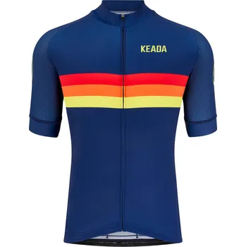 Cyklistické oblečení KEADA SPORTS Pánský cyklistický dres s krátkým rukávem Sunrise XL MODRÁ