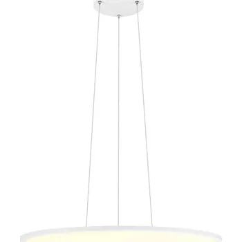 BIG WHITE (SLV) PANEL 60 závěsné svítidlo, kulaté, DALI, délka závěsu 200 cm, 3000/4000K, 90°, bílá 1010428