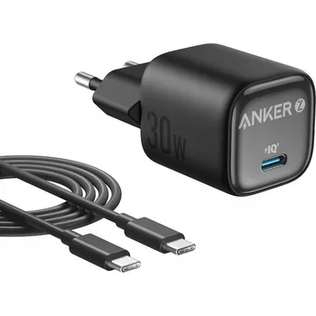 Síťová nabíječka Anker Zolo USB-C 30W PIQ 3.0 PD 3.0 + USB-C kabel 90 cm