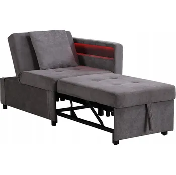 Pohovka Dětská dřevěná postel Arhatreya 60x120 cm šedá