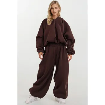 Souprava Dkaren DK-K-B27 Barva: Hnědá, Velikost: S/M