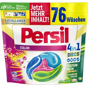 Prací prostředek Kapsle na praní Persil Color 4v1 Discs 76 kusů 1,292 kg