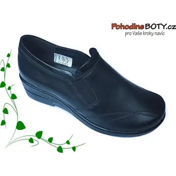 Dámské mokasíny Dámské kožené mokasíny širší střih Aldex 203/521 (Vhodné na vbočený palec - hallux)