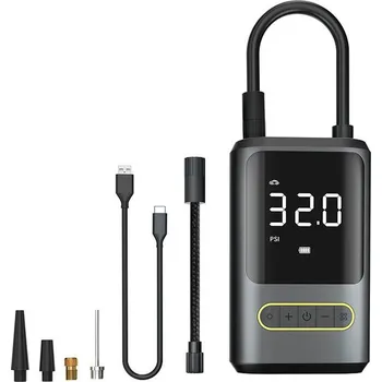 Kompresor KIK KX2967 Digitální bezdrátový kompresor 80W, 2 x 2000mAh, 150PSI/10bar