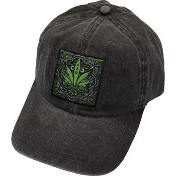 Kšiltovka Cypress Hill 420 Leaf Charcoal Grey UNI